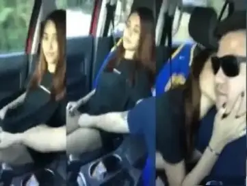 Ngewe Liar di Dalam Mobil Karena Tiba-tiba Sange poster